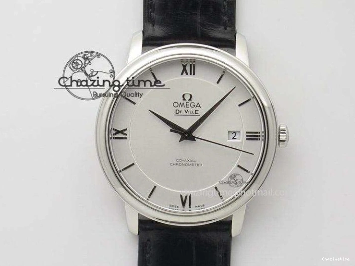 0118 De Ville Power Reserve YG MKF 1:1 Best Edition White Dial on Brown Leather Strap A WrinkleFree 7755